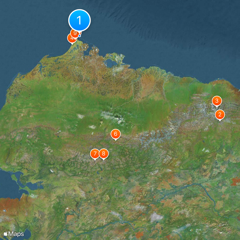 Point Barrow Map