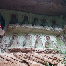 Zhongyan Temple Cliffside Sculptures