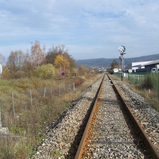 Section Saint-Claude - La Cluse de la voie ferrée Andelot - La Cluse