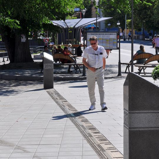 Femton meter historia