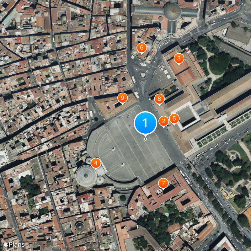 Piazza del Plebiscito Mapa