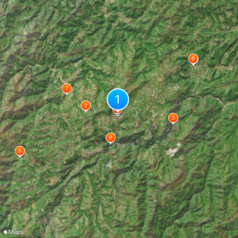 Routes of Santiago de Compostela: Camino Francés and Routes of Northern Spain Mapa