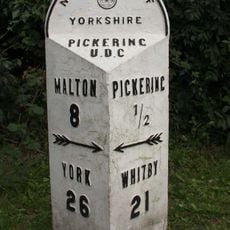 Milestone, Malton Road at SE79878338