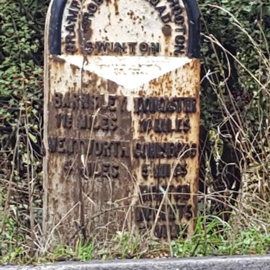 Milepost Approximately 350 Metres To East Of Junction With Warren Vale