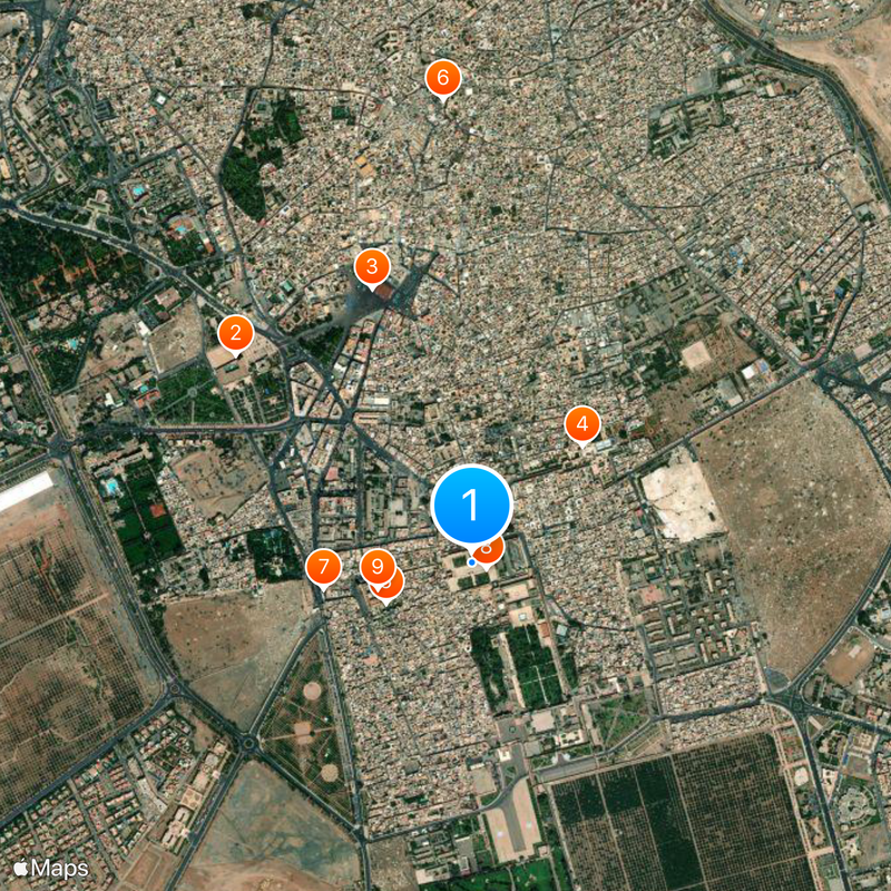 Palazzo El Badi Mappa