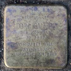 Stolperstein dedicated to Dora Canepa
