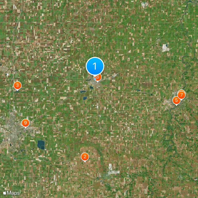 Fostoria Map
