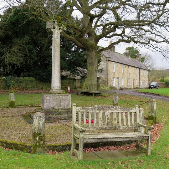 Simonburn War Memorial, Village Green