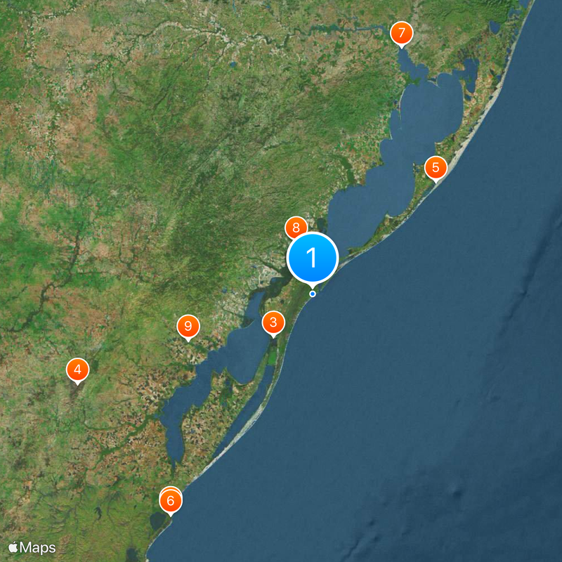 Praia do Cassino Carte