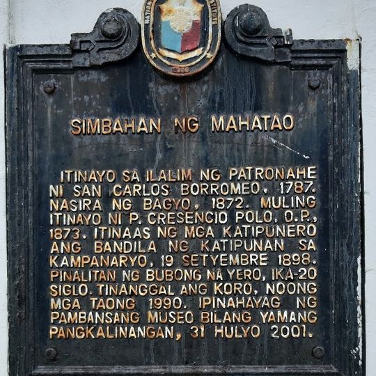 Church of Mahatao historical marker