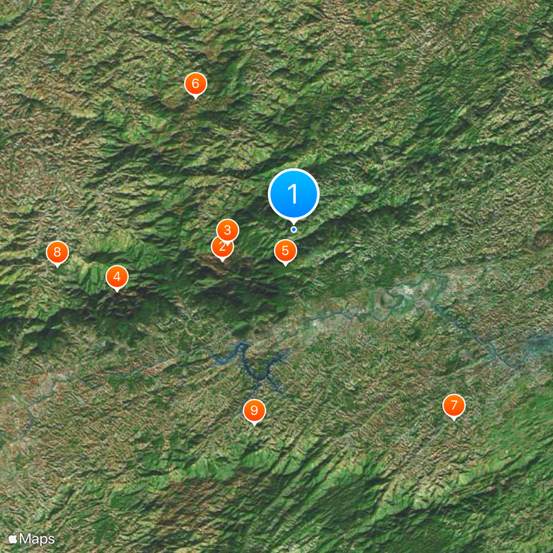 Visconde de Mauá Map