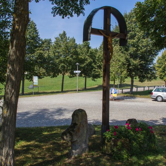 Bildstock und zwei Steinkreuze in Ramsberg am Brombachsee