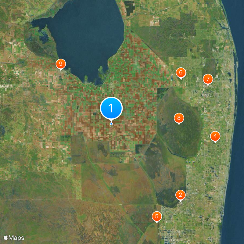 Florida's 20th congressional district Map