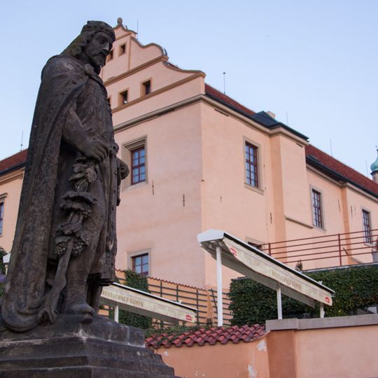 Statue of Charles IV in Mělník
