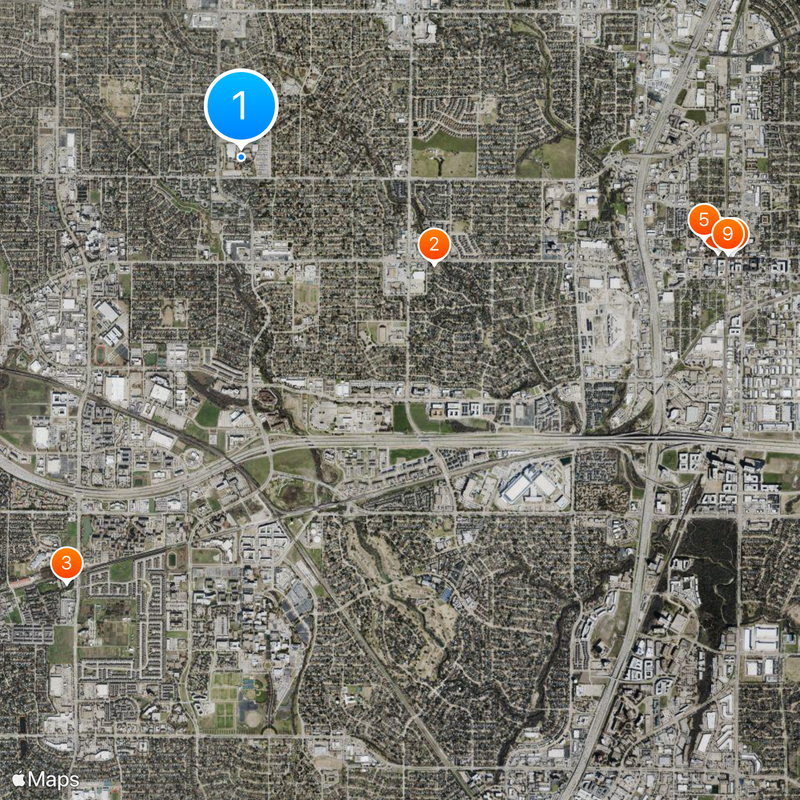 Plano Senior High School Map