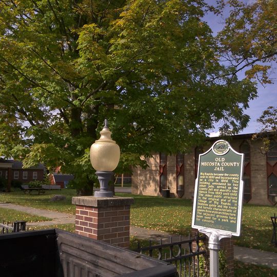 Old Mecosta County Jail Historical Marker