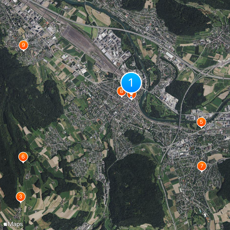 Dietikon Mappa