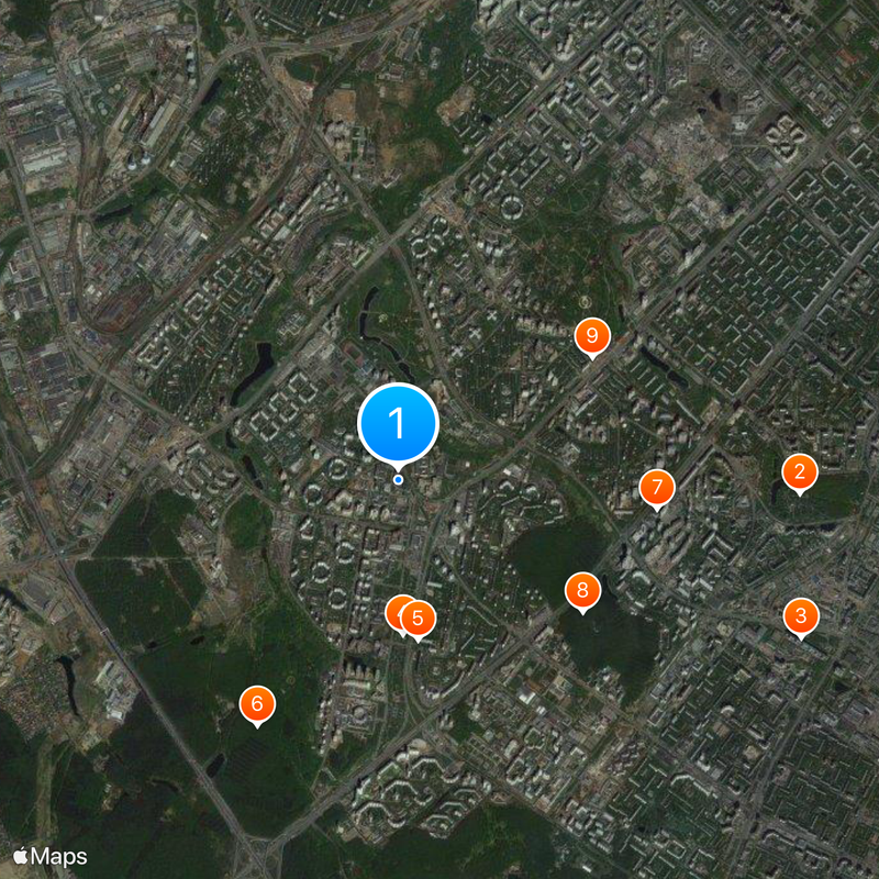 Zenith International Business Center Mappa