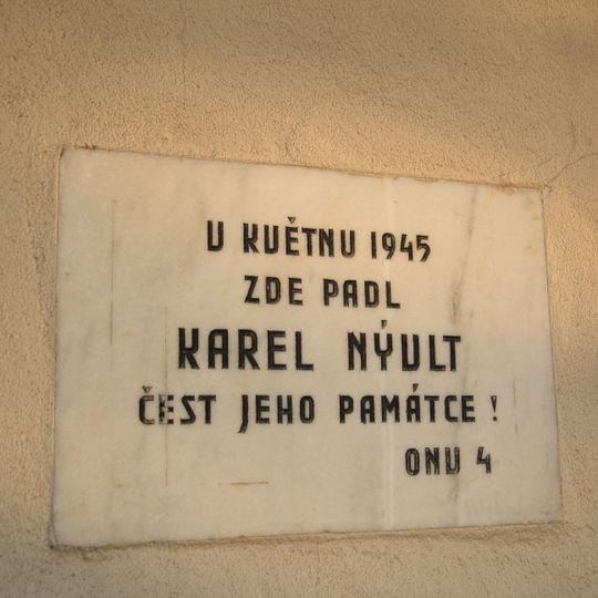 Pamětní deska Karla Nývlta