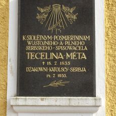Gedenktafel für Tecelin Mět in Rosenthal