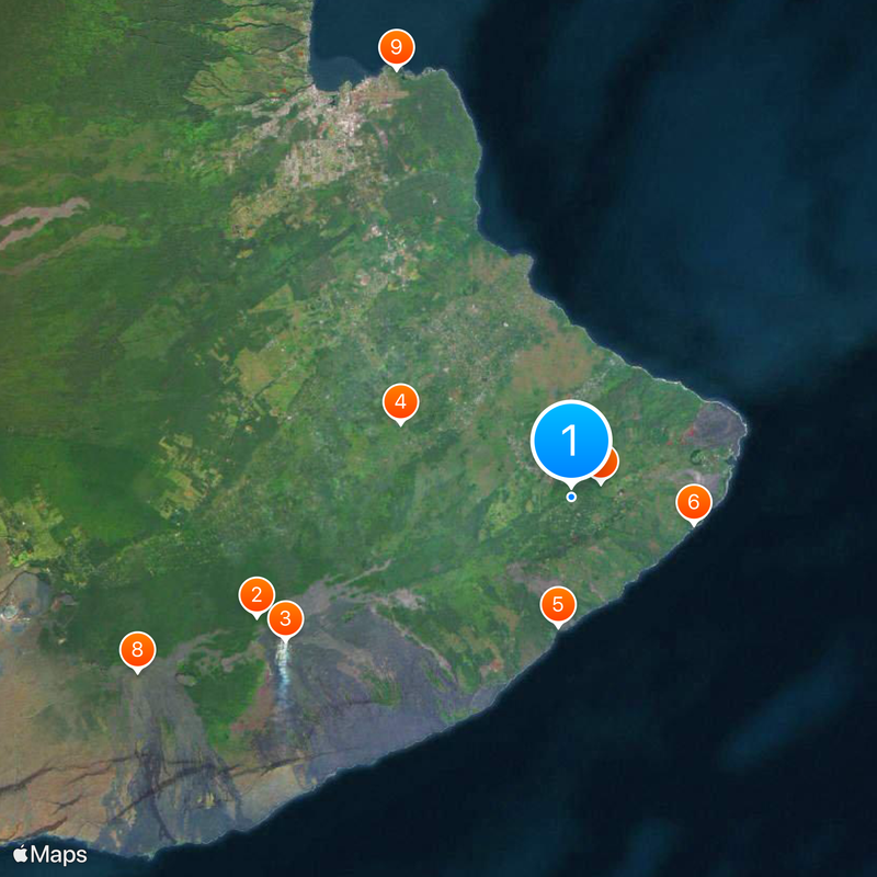Leilani Estates Map