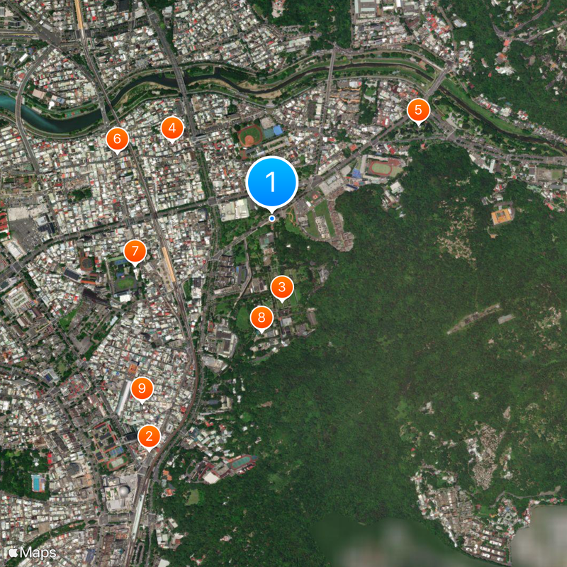 Shilin Official Residence Mapa