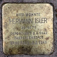 Stolperstein en memoria de Hermann Isler