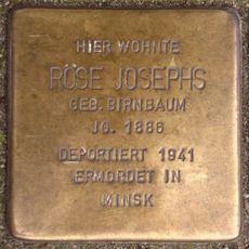 Stolperstein en memoria de Röse Josephs