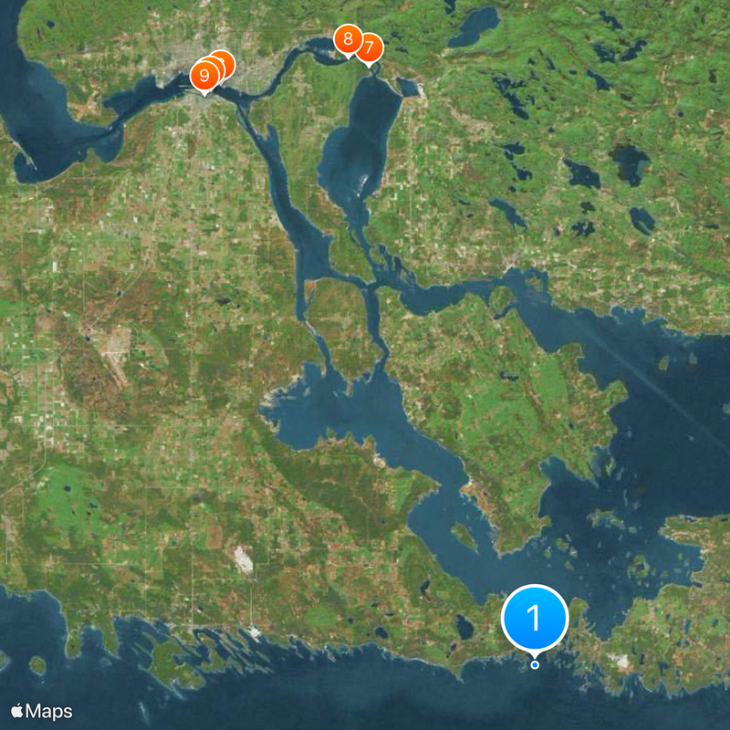 St. Marys River Map