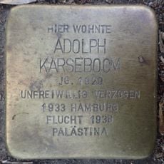 Stolperstein en memoria de Adolph Karseboom