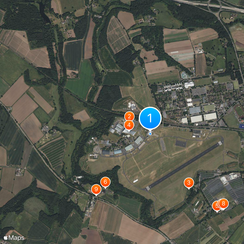 Royal Air Force Museum Cosford Mappa
