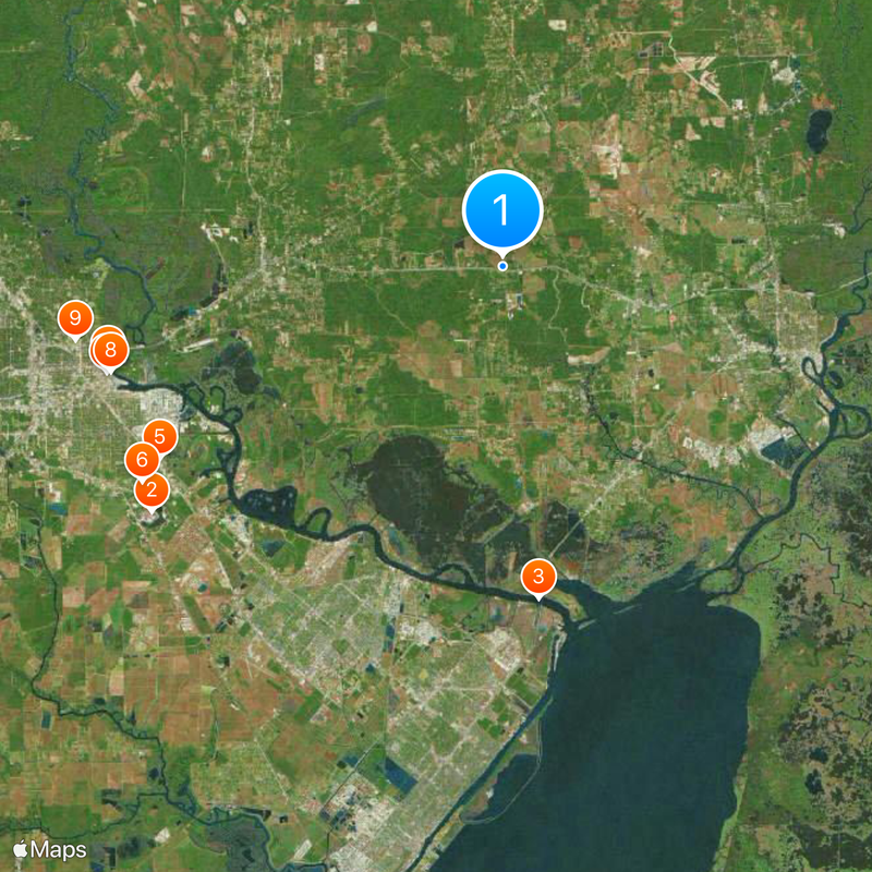 Condado de Orange Mapa