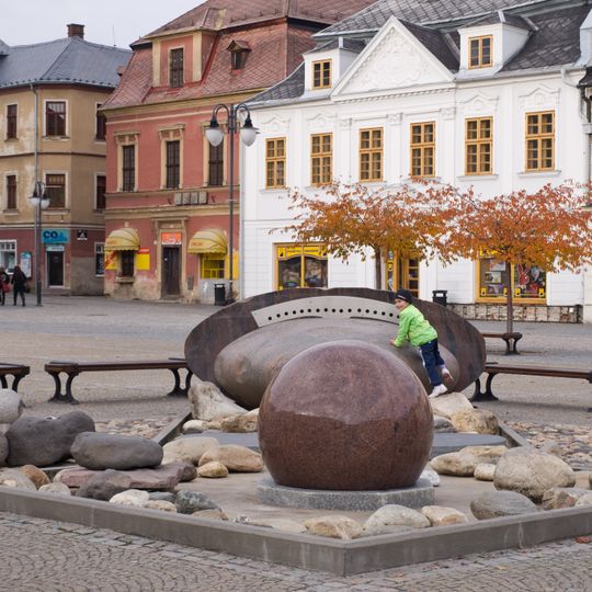 Fountain at Náměstí Míru