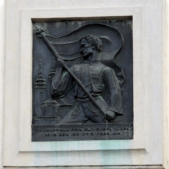 Ministers. pre správu Slovenska, tabuľa pamätná