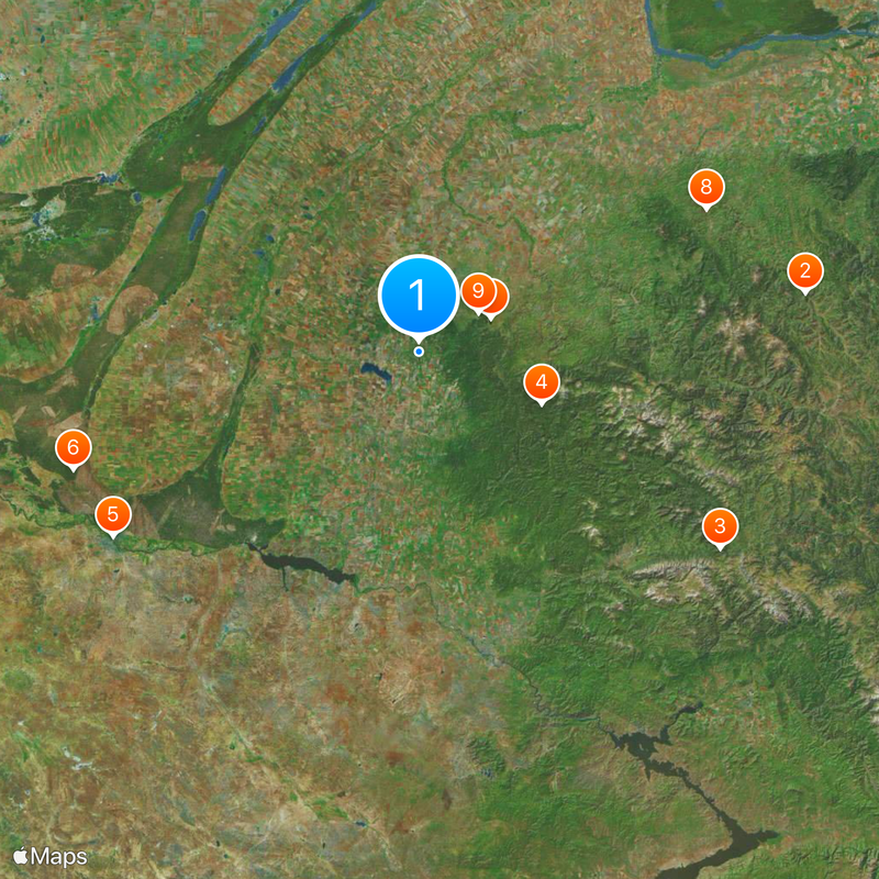 Zmeinogorsk Map