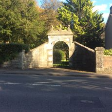 Gateway and gate to W boundary at Talygarn
