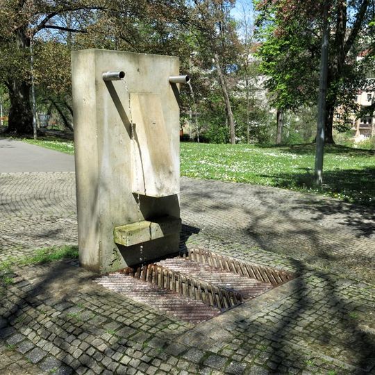 Fontána 11 v Městských sadech v Ústí nad Labem