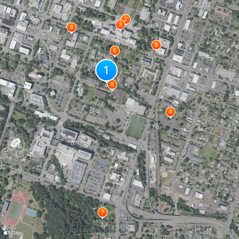 Willamette University Map