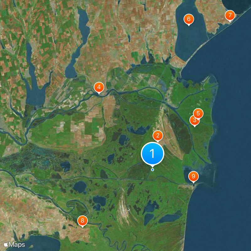 Danube Delta Map