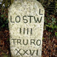 Milestone 5 Metres To South Of West Taphouse School