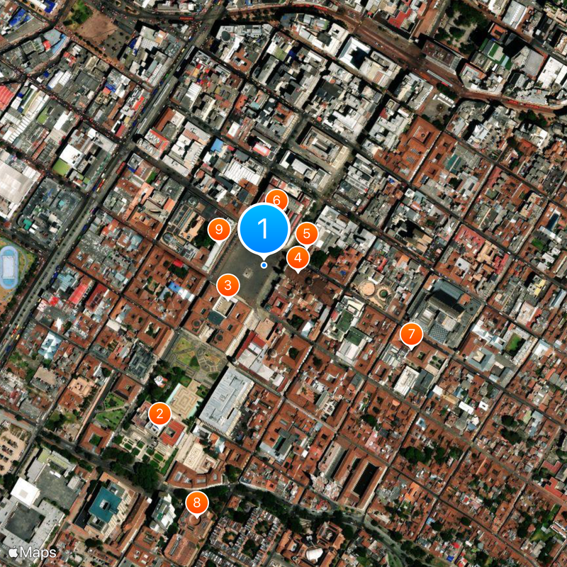Caracol Radio Map