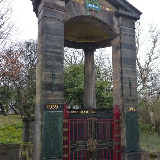 Edinburgh, Colinton Road, War Memorial