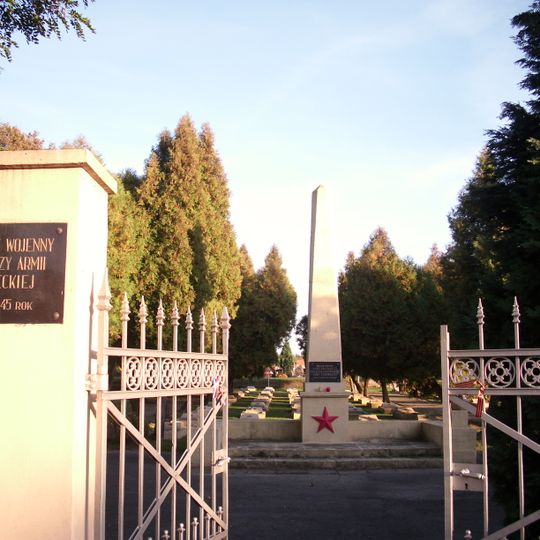 Soviet military cemetery in Syców
