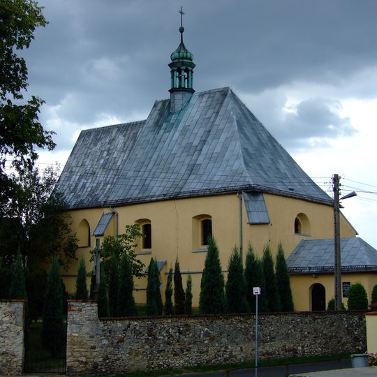 All Saints church in Jemielnica