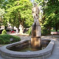 Neptune fountain in Písek
