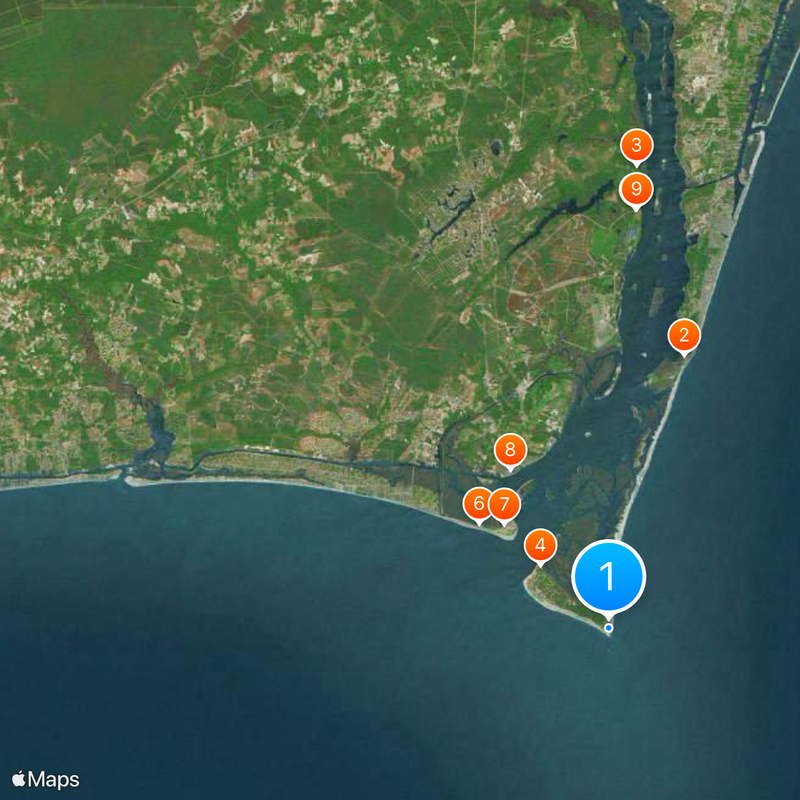 Cape Fear Map