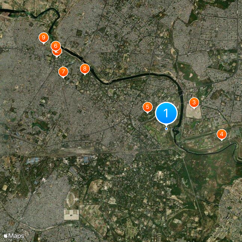 La Martiniere Lucknow Map