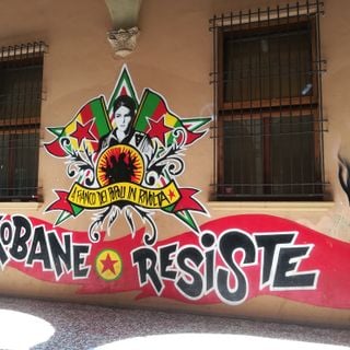 Murales "Kobane resiste" Bologna