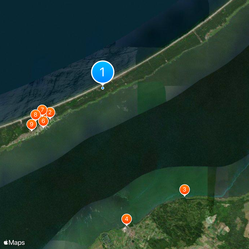 Vistula Spit Map
