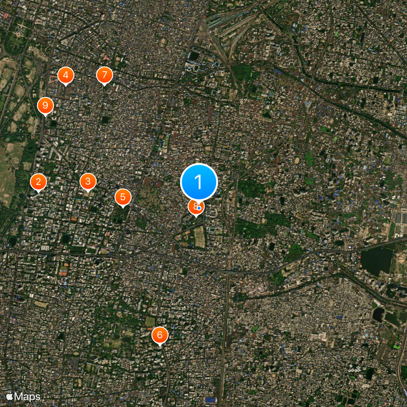 Calcutta National Medical College Map